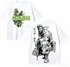 T-shirt per Amanti di Metal Gear Solid Anime Harajuku Cotone Nuovo Modello High Street Fashion Unisex Oversize Alta Qualità Prodotto Caldo Maglietta