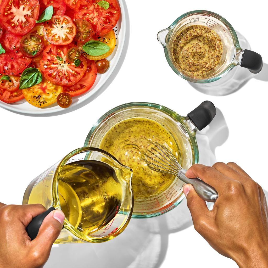 OXO Glas Messbecher 250ml Hitzebeständig Mikrowellengeeignet Spülmaschinenfest 11397200