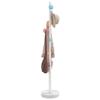 White Coat Rack 172 Cm Powder-coated Iron