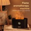 USB Simulation Flame Night Light with 250ML Water Tank Humidifier Aroma Diffuser for Home Office Bedroom Atmosphere Desk Lamp