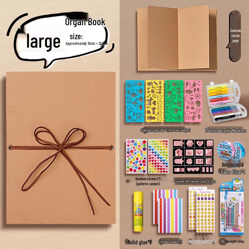 Acrylic Creative Photo Album & Planner: Loose-Leaf Book, Gift for Birthday, Graduation, Memorial, Collage, and Artwork.
