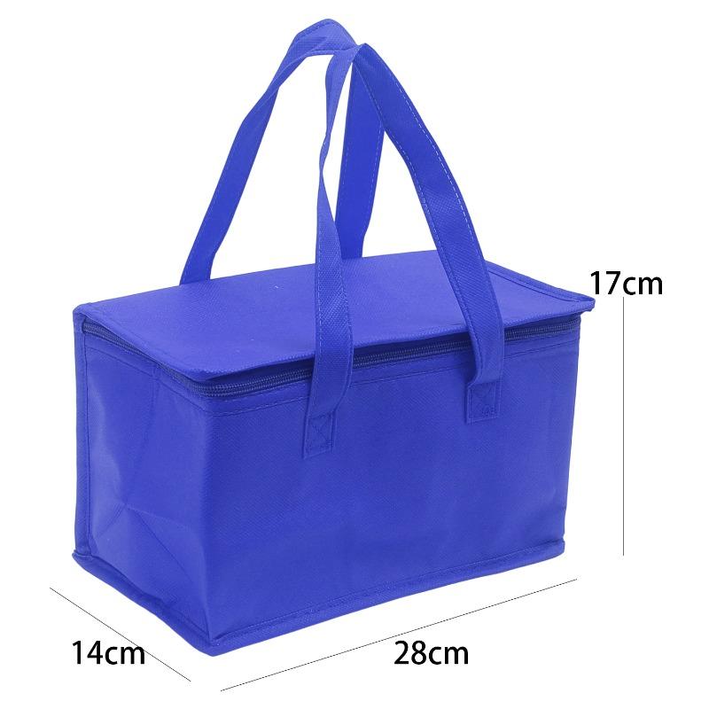 Insulated Thermal Bag Drink Storage Cooler Bags Outdoor Lunch Box Container Zipper Food Picnic Pouch Waterproof Delivery Bags