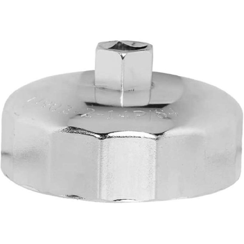 SaferCCTV 84mm 14 Flutes Oil Filter Wrench Cap Socket Removal Tool Compatible with Diesel Engines 3.0L