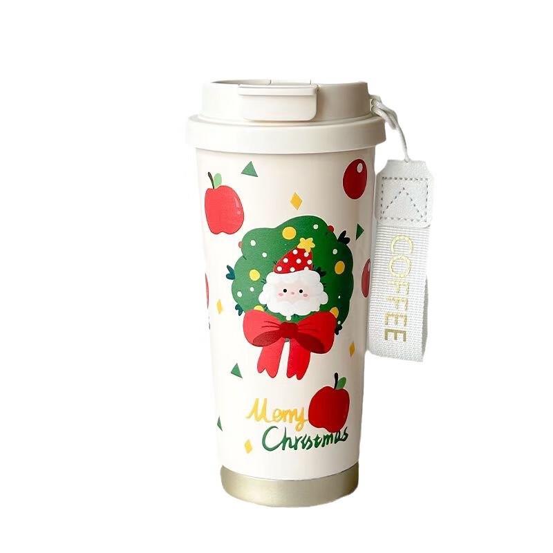 Little Moon Christmas 316 Stainless Steel Double Drink Thermos