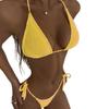 2025 New Fashion Sexy Bikini Solid Swimsuit Women Swimwear Push Up Set Brazilian Bathing Suit Summer Beach Wear Swimming