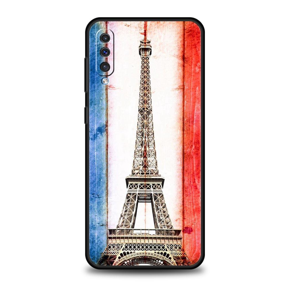 France Flag Soccer Paris Phone Case For Samsung Galaxy A52 A50 A70 A10 A30 A40 A20S A20E A02S A12 A22 A72 A32 5G A04s Soft Cover Samsung A20e