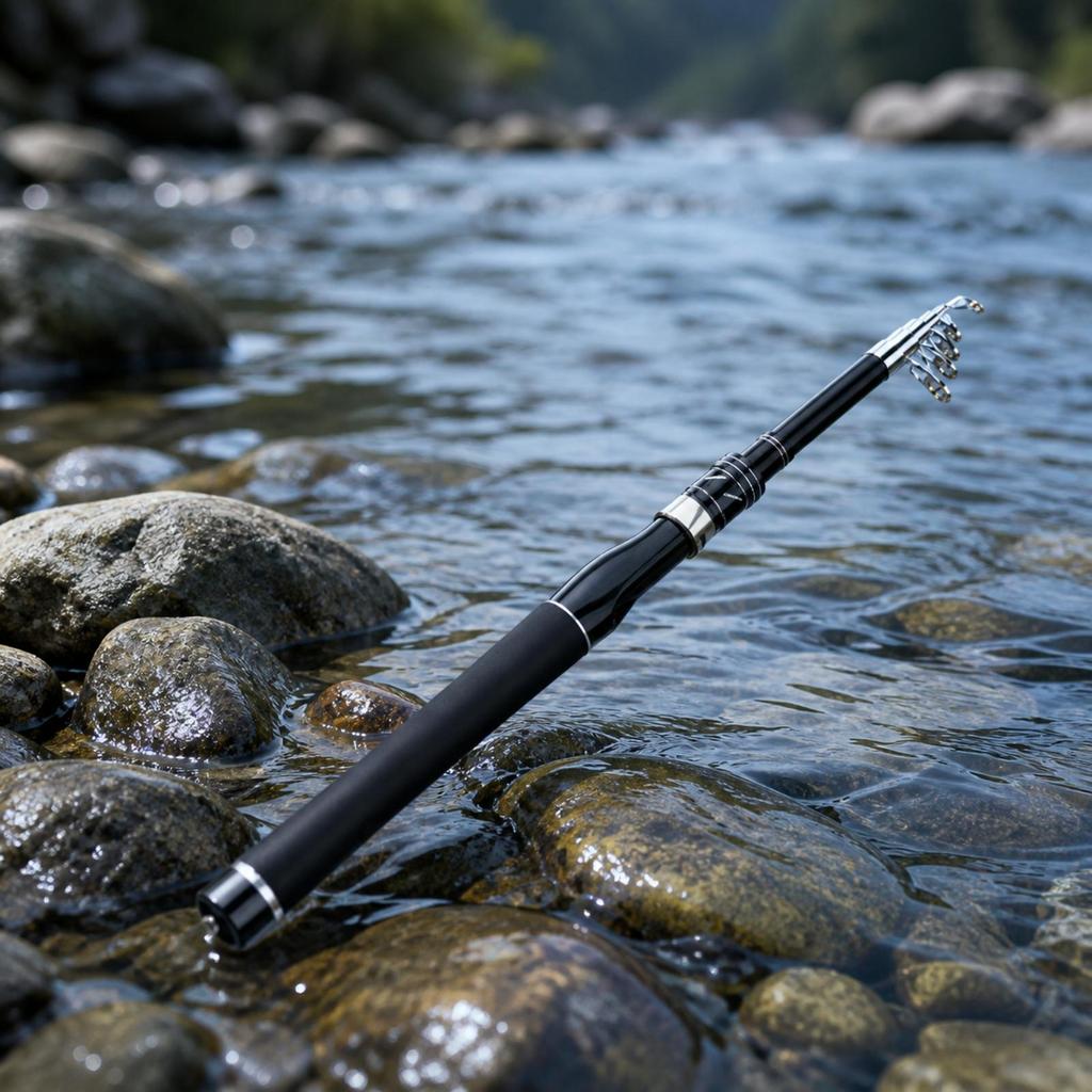 Fishing Rod Extendable Telescopic Lure Long-Lasting for Anglers