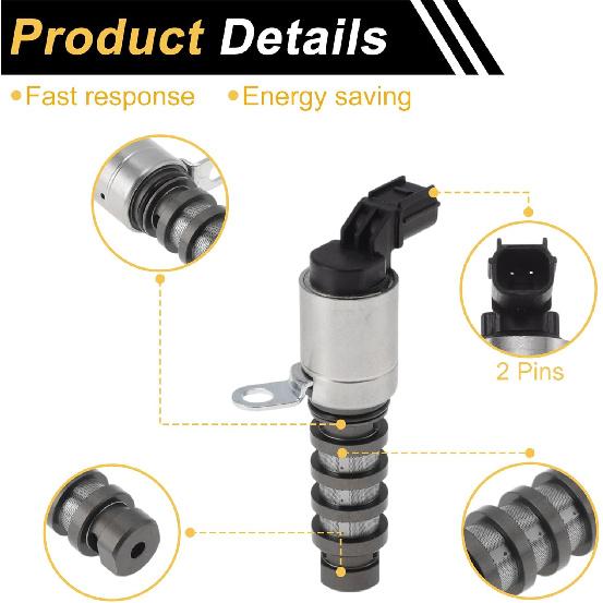 Engine Variable Valve Timing VVT Solenoid for Honda Accord 2008-2012 L4 2.4L Petrol Coupe Engine Camshaft Oil Control Valve