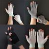 Cool Stretch Sunscreen Driving Mittens Open/Half Fingers Sun Protection Anti-Slip Fishing Gloves