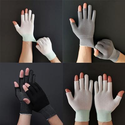 Sunscreen Sports/Biking Open/Half Fingers Sun Protection Anti-Slip Fishing Gloves Driving Mittens