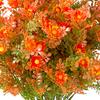 1/6Pcs Fall Artificial Flower Realistic Fake Plastic Flower Home Office Wedding Party Table Centerpiece Indoor Outdoor Faux Bloom Decoration
