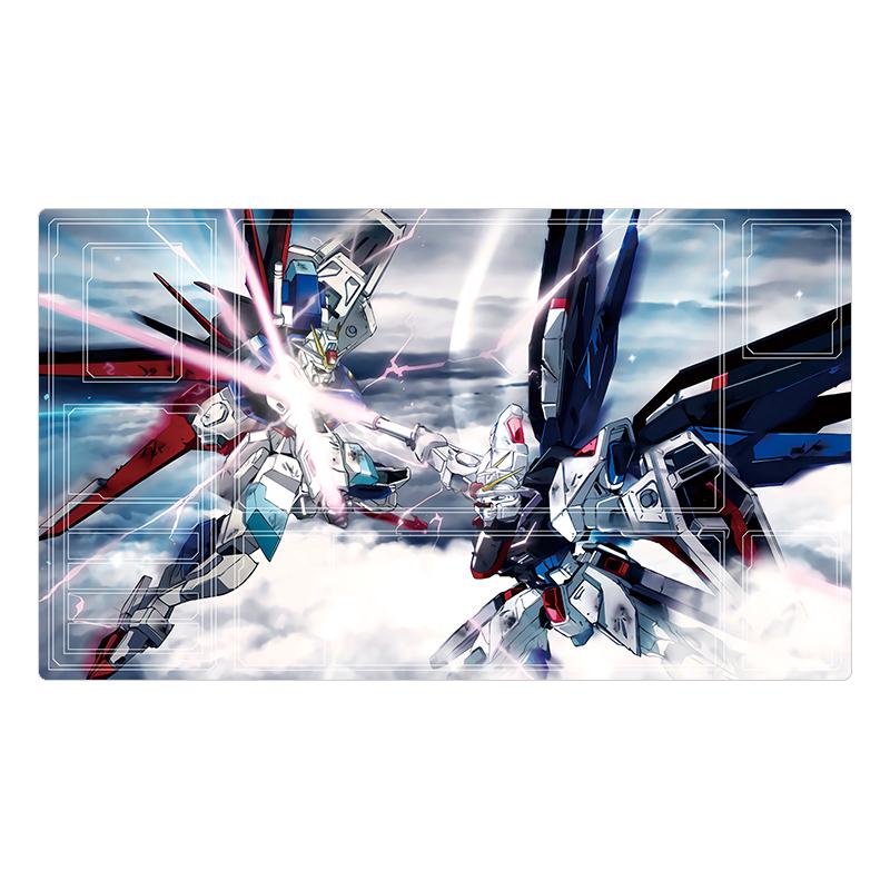V Assault Buster Gundam Playmat Waterproof Antislip Desk Mat for TCG