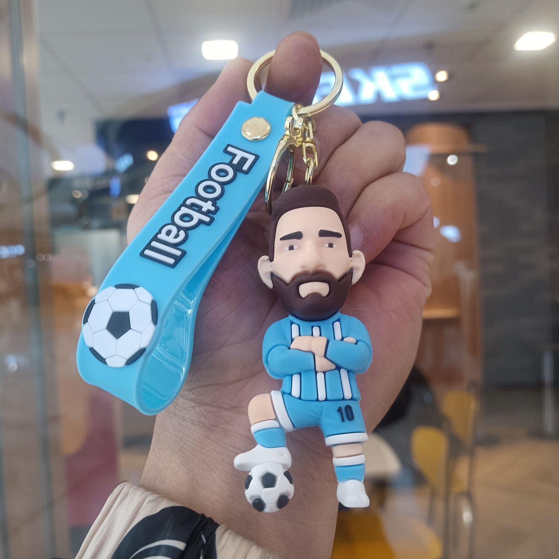Мультяшный Футбольный Персонаж Брелок Милый Халанд Брелок Кукла Звезда Подвеска для Сумки Маленький Подарок