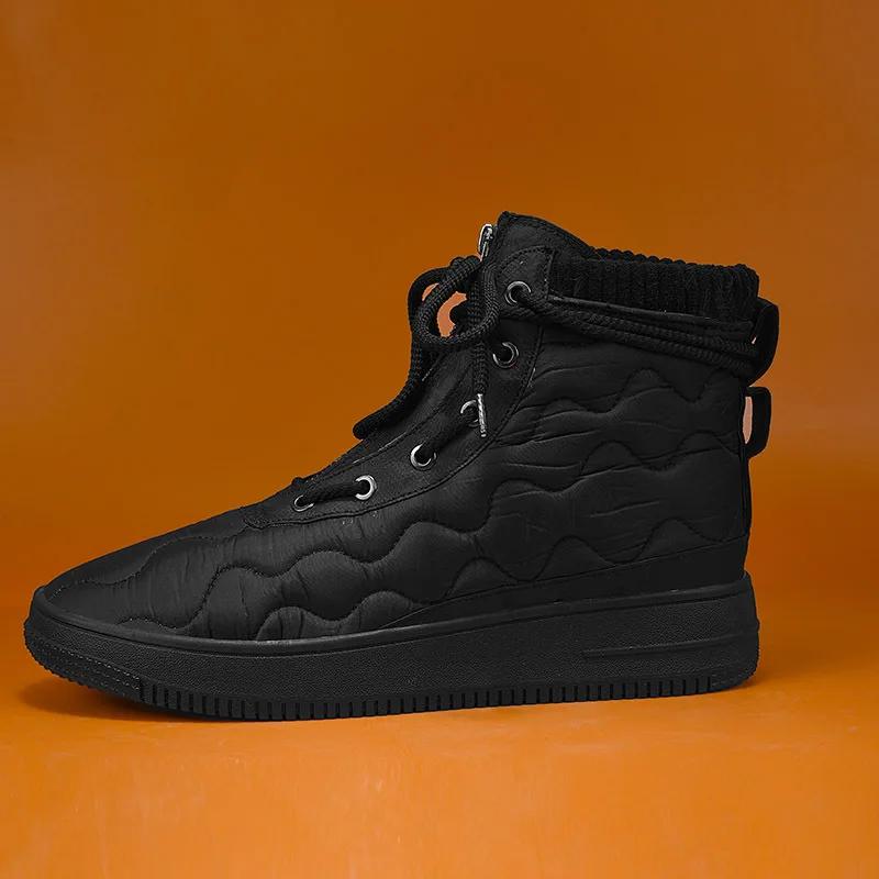 2025 Žiemos Nauji Vyriški Batai Storu Padu Atsparūs Dėvėjimuisi Vyriški Laisvalaikio Batai Kvėpuojantys Vyriški Aukštakulniai Lentos Batai Botas Para Hombre