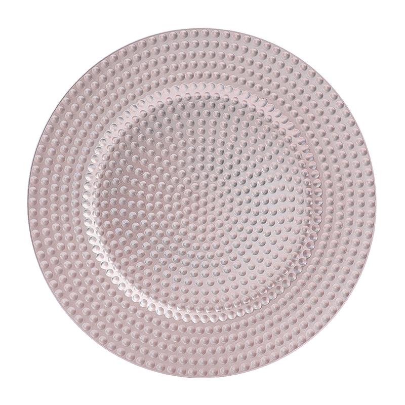 6/12 Stück, 12,9 Zoll, Wiederverwendbare Platzteller, Perfekt für Hochzeit, Weihnachtsdekorationen, gold, silber, blau, schwarz, Rot, roségold