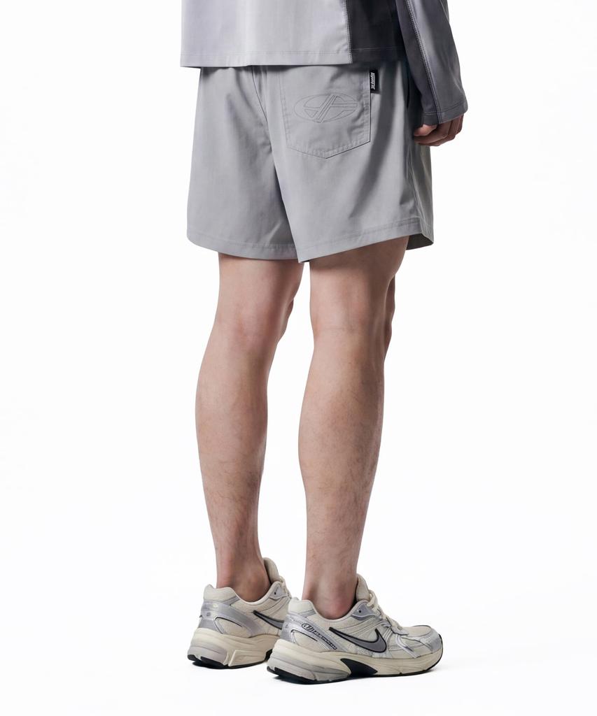 Hyeonpiteu Side Point Shorts-[Gray]