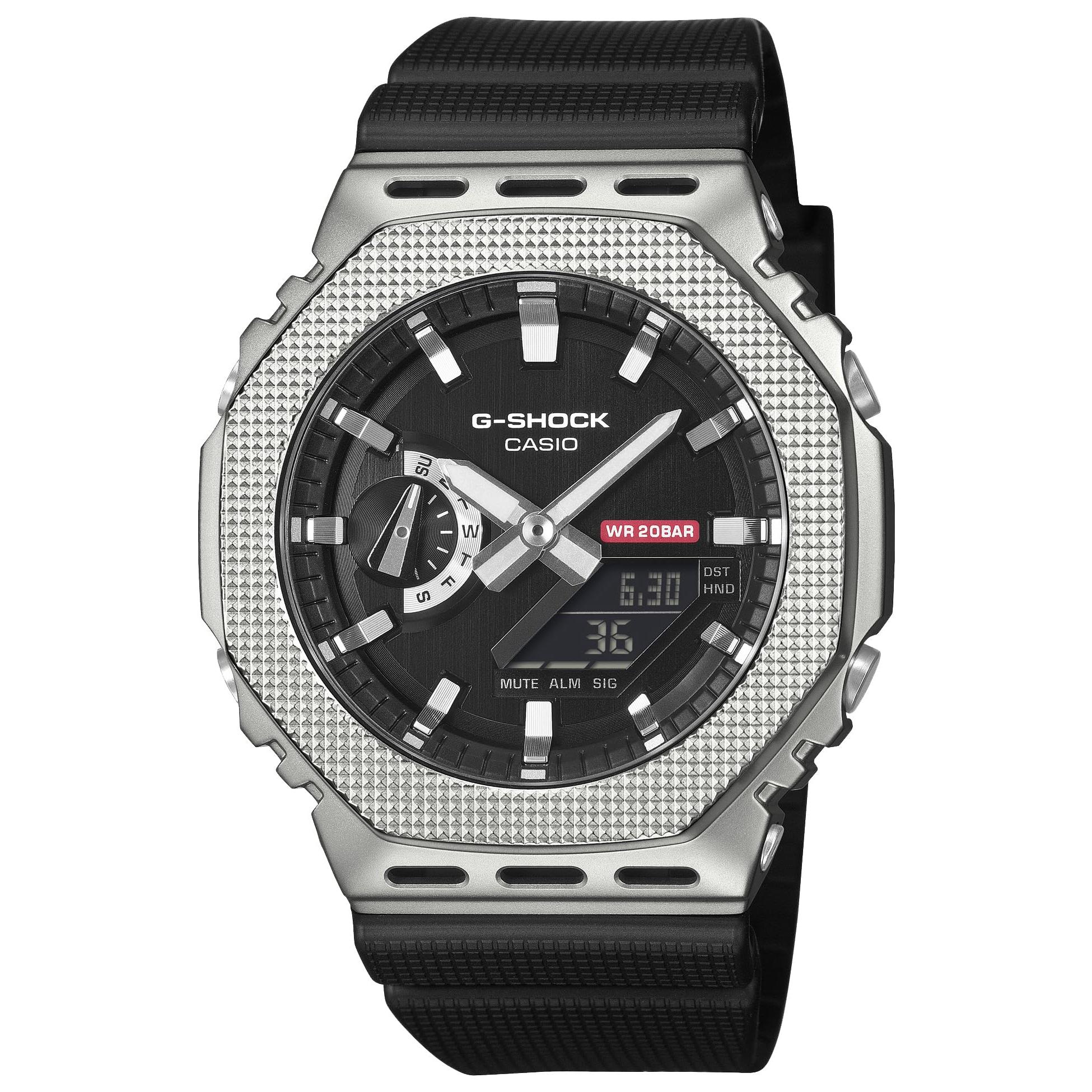 

[Casio] G-Shock Men s Watch, Metal Covered, Eco-Friendly Materials, Silver, GM-2100M-1A, Authentic Japan Model