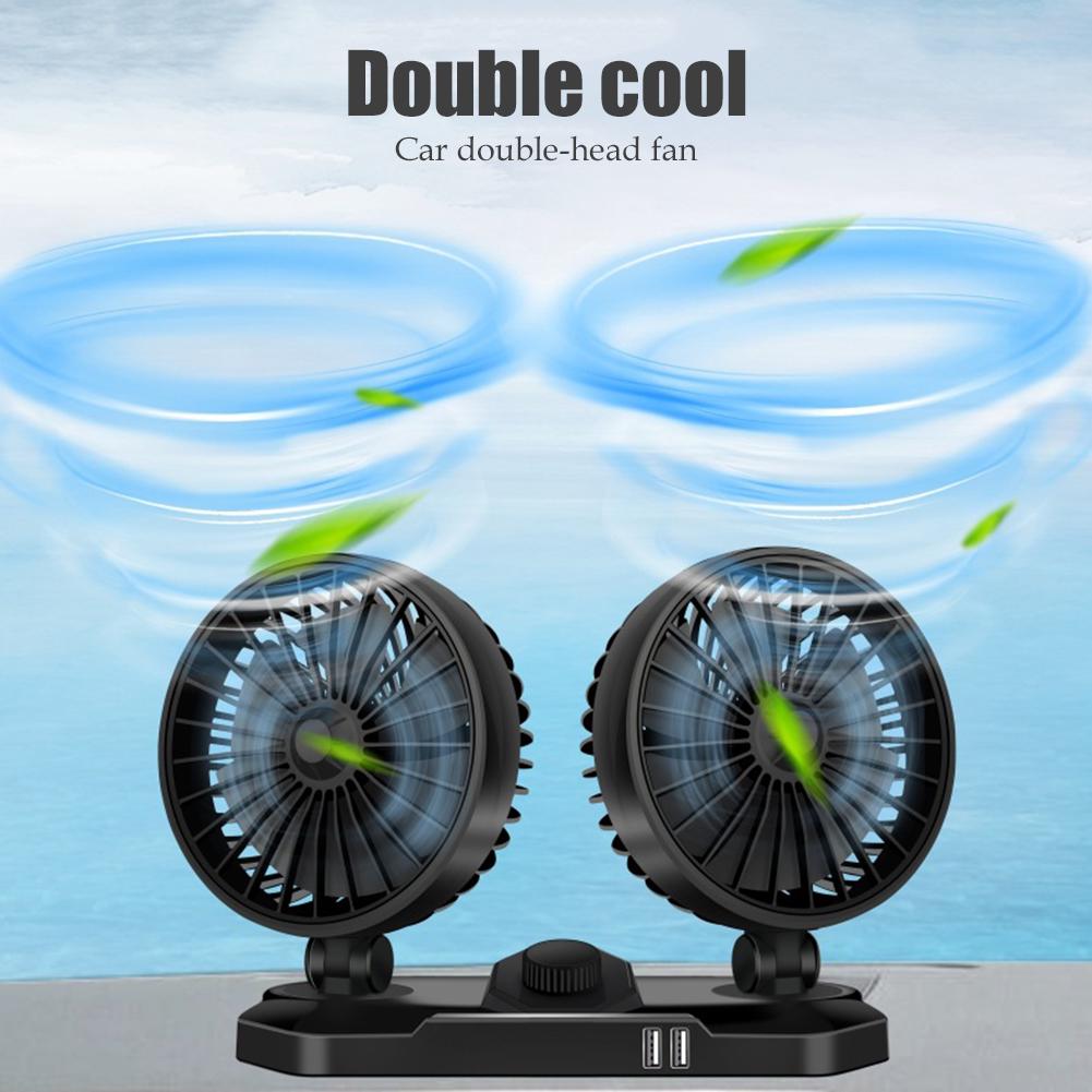 Buy Car Mini Fan 360 Degrees Adjustable 