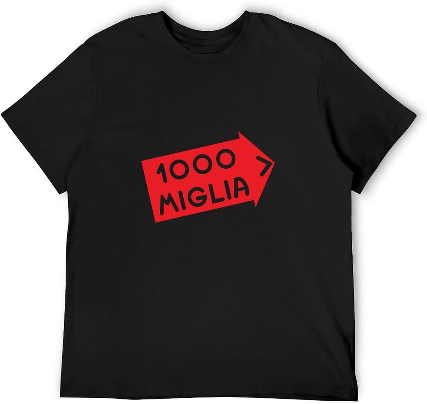 Men s Millie Miglia 1000 Thousand Miles T Shirt Vintage Car Race Black XL