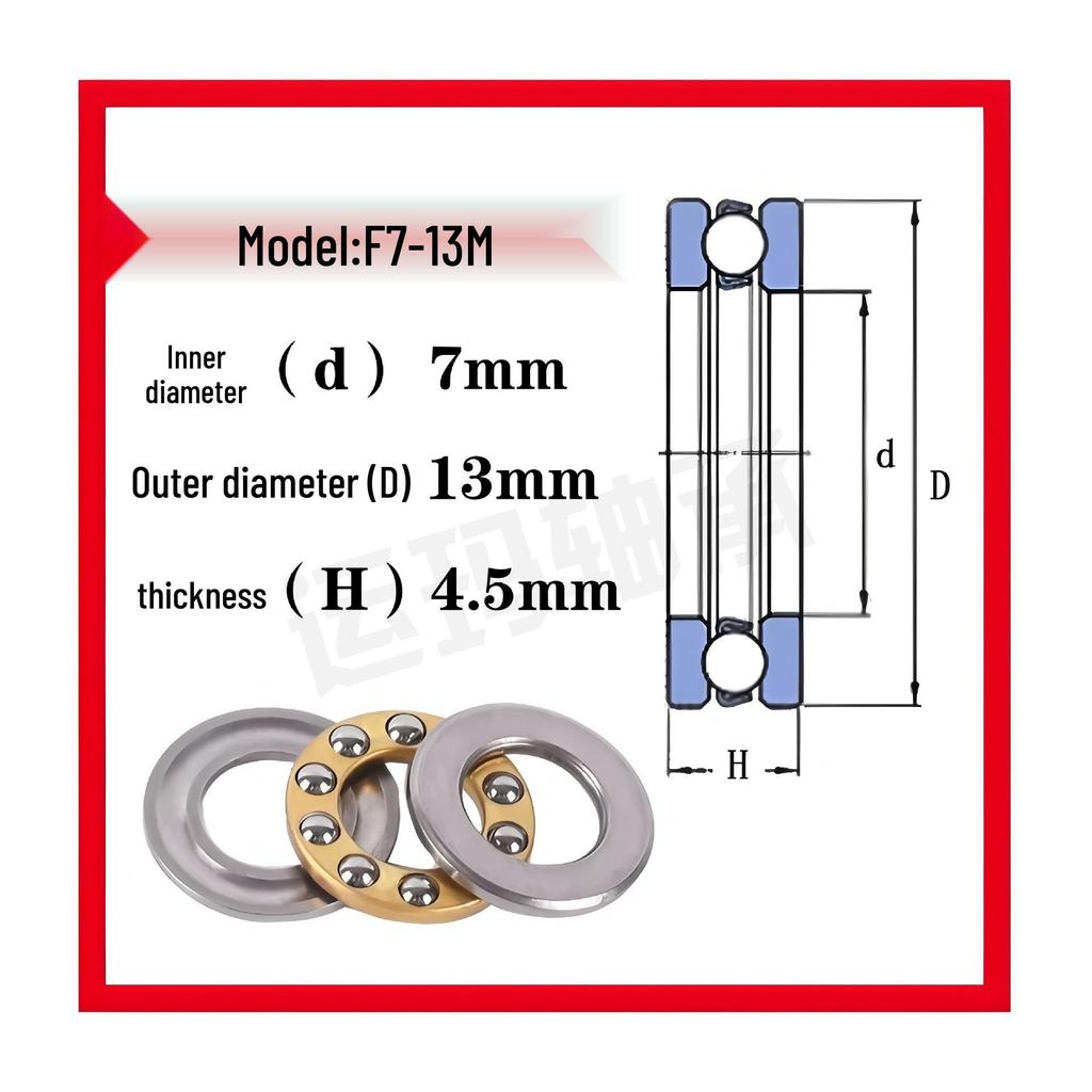 Mini-Axial-Rillenkugellager F9-20M bis F10-20M