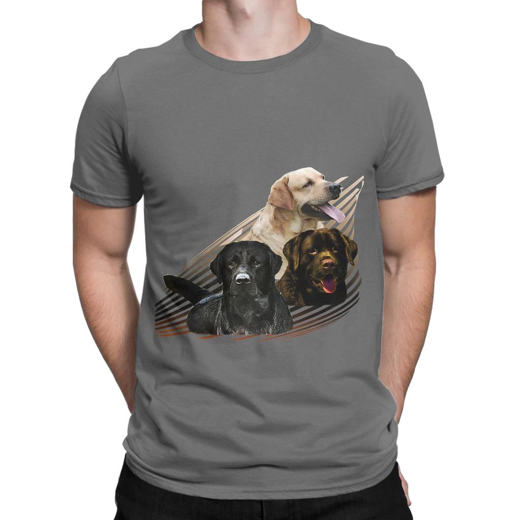 Labrador Retriever in Art Graphic 100 Cotton TShirt Labrador Retriever Tops Tees For Unisex