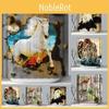 Printed Animals Horse Eagle Leopard Bird 3d Bath Curtains Waterproof Hooks With
