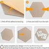 Hexagonal Soundproof Self-Adhesive Wall Panel – Noise Reduction Polyester Fiber Felt Board