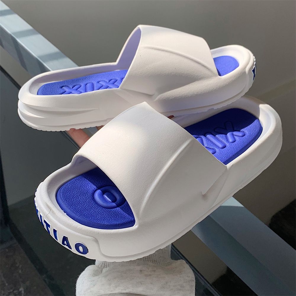 Altezza Zeppe Pantofole da Casa Estive da Spiaggia Scarpe da Donna 2024 Uomo Sandali da Casa Rosa da Interno con Elegante Scarpa B I