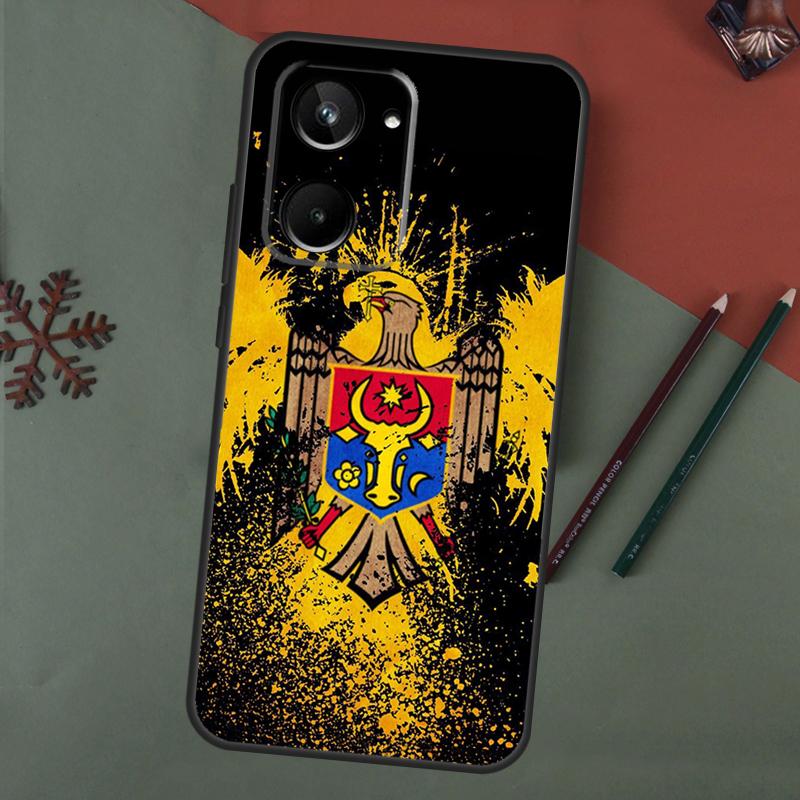 

Moldova Flag Case For Realme C67 C51 C75 C63 C61 C65 C55 C53 C35 C71 11 12 13 14 Pro Plus GT6 GT7 15 Pro Realme GT7 Pro