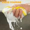 5pcs Dishwashing Sponge Non-stick Oil Brush Pot Dishwashing Cloth Sponge Wipe Double-sided Cleaning and Decontamination Magic Wipe