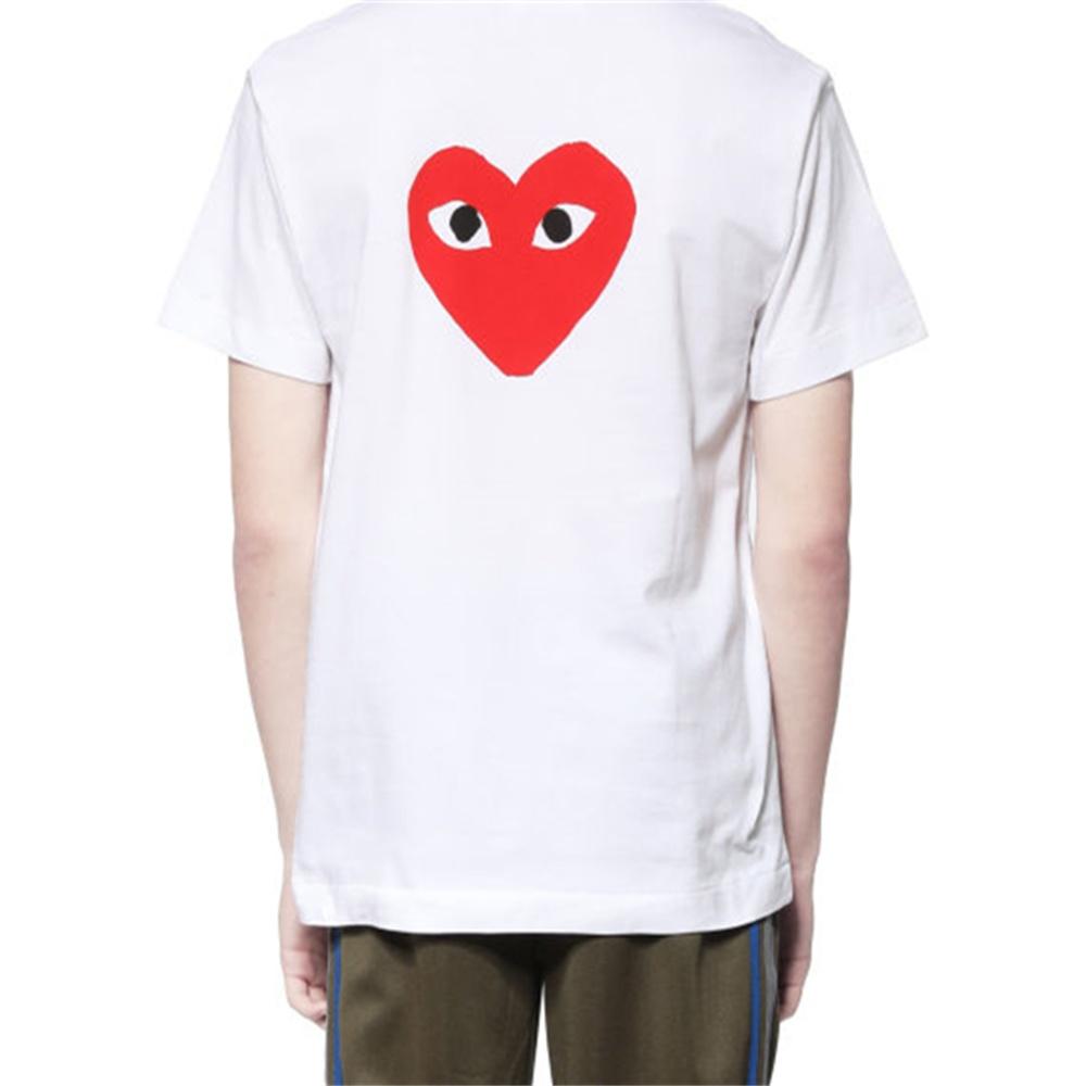Comme des Garçons PLAY COMME des GARCONS PLAY Red Emblem No Eyes T-Shirt 'White' Men's AZ-T222-051-1