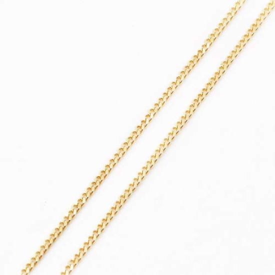 18K Necklace Kihei Chain 40cm cut Kihei K18 0.7g 2-sided