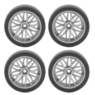 4 Stück RC Driftauto Reifen Gummi Drifting Rad Reifen Fernsteuerung Modellauto Reifenersatz für AE86