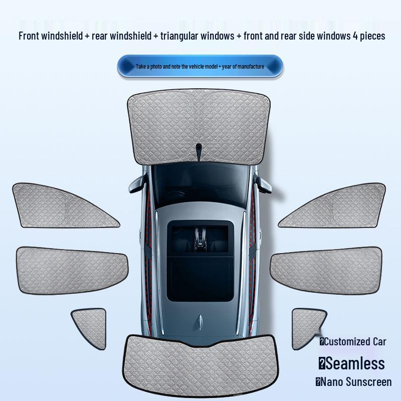 Sunshade for Chery Little Ant QQ Ice Cream Shuxiangjia Arrizo e Wujie PRO