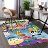 ART Dexter's Laboratory Office Carpet Soft Polyester Entrance Carpet Washable Non-slip Machine Washable Indoor Carpet Living Room Bedroom Di