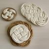 1Pc Cotton Linen Rope Woven Kitchen Dinner Table Placemat Insulation Pad Cup Coaster Home Decor