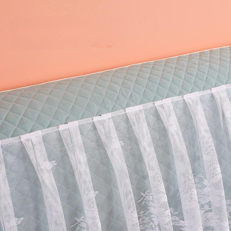 Universal Protection Princess-style Lace White Cover 2025 Thickened Headboard Covers Wooden Backrest Cover Soft Cover