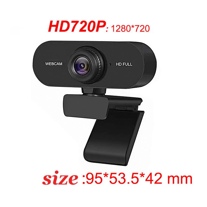 Webcam Mini PC HD 2k Camera With Microphones 360 ° Rotation USB Plug and Play Driver-Free For Desktop Computer Laptop Video Call