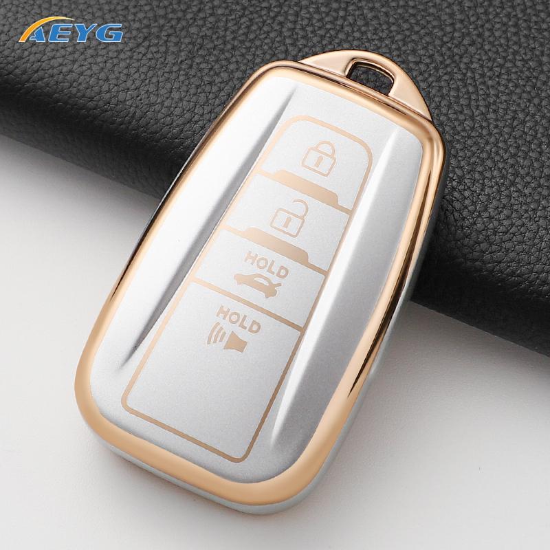 

Soft TPU Car Remote Key Case Cover Shell For Toyota Prius Camry Corolla CHR C-HR RAV4 Land Cruiser 4 Buttons Auto Accessories