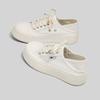 Classic Little White Shoes Women's Shoes Summer New Versatile Student Breathable Half-drag Canvas Shoes One Pedal Cookie Shoes