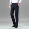 ROMON Men's Thickened Business Casual Straight Leg Pants