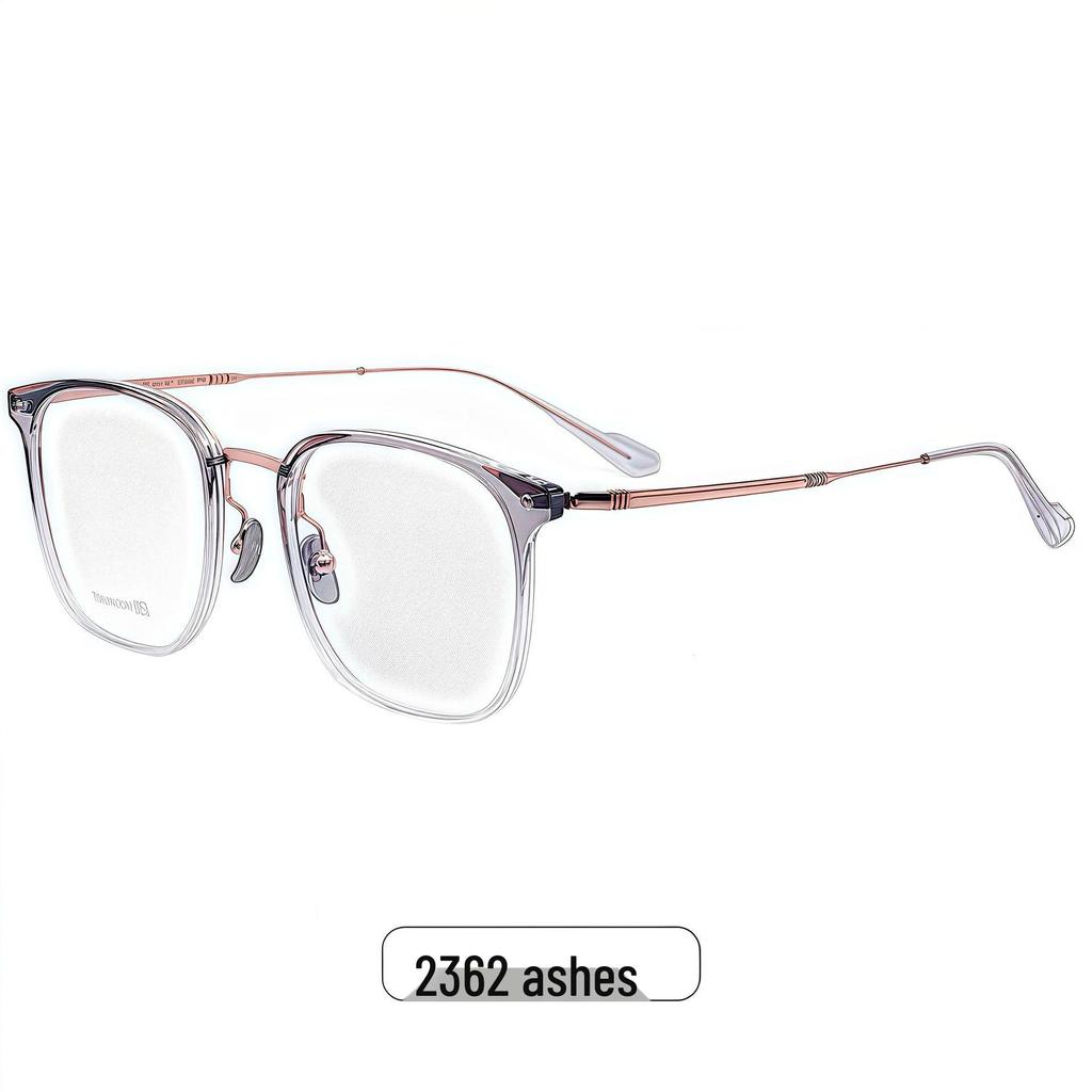 Ultralight Titanium Polygon Eyeglass Frame for Men and Women
