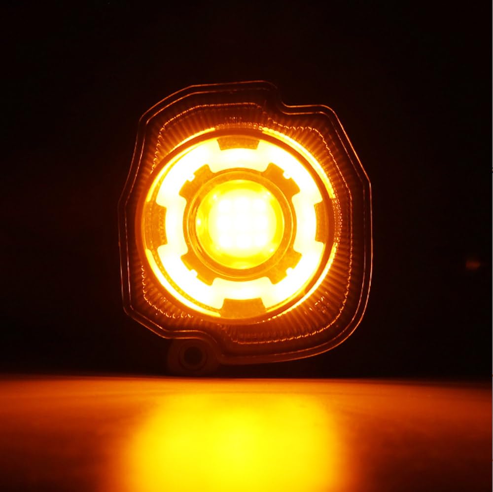 SUZUKI Compatible LED Front Turn Signals for Jimny Jimny Sierra Jimny Nomad Clear Lamp Specification with Daytime Running Light Includes Hyperflash