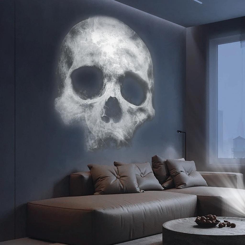 Starry Sky Lantern Moon Halloween Lantern Bedroom Creative LED Nightlight Projection Lamp