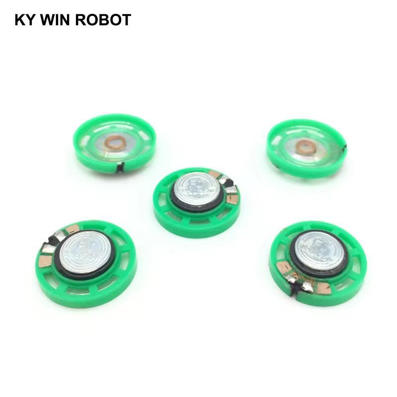 5pcs/lot New Green Ultra-thin Mini Speaker 32 Ohms 0.25 Watt 0.25W 32R Speaker Diameter 27MM 2.7CM Thickness 9MM IC Electronic