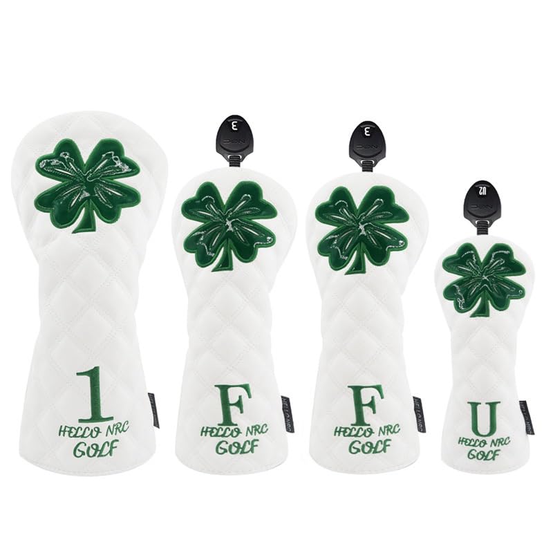 Golf Head Cover for Driver DR, Wood, FW, Utility UT