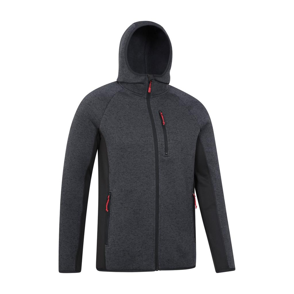 Mountain Warehouse Mens Treston Fleece Hooded Hoodie