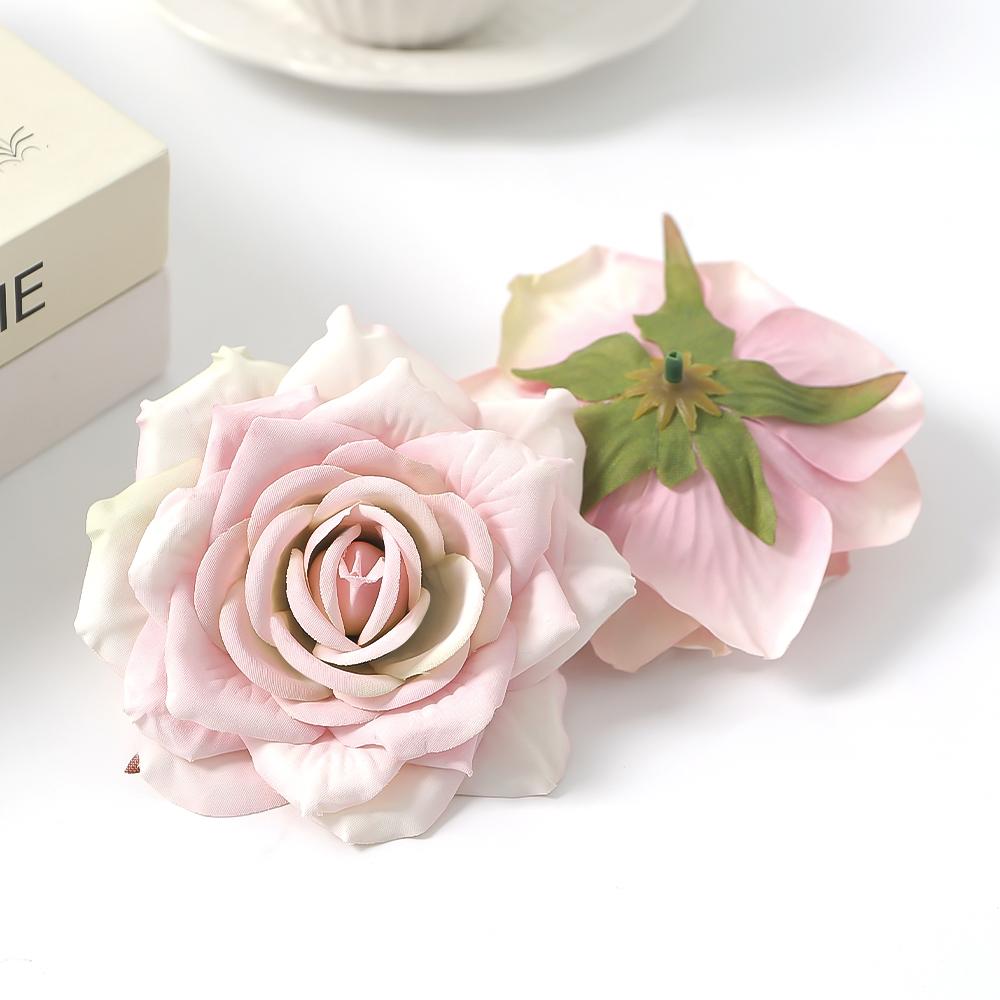 3/5Pcs Rose Artificial Flower Head DIY Home Room Decoration Friends Gathering Birthday Party Accessories For Wedding Table Decor
