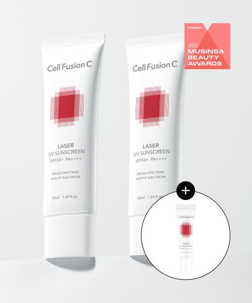 [10ml Bonus Gift] Laser UV Sunscreen 50ml+50ml