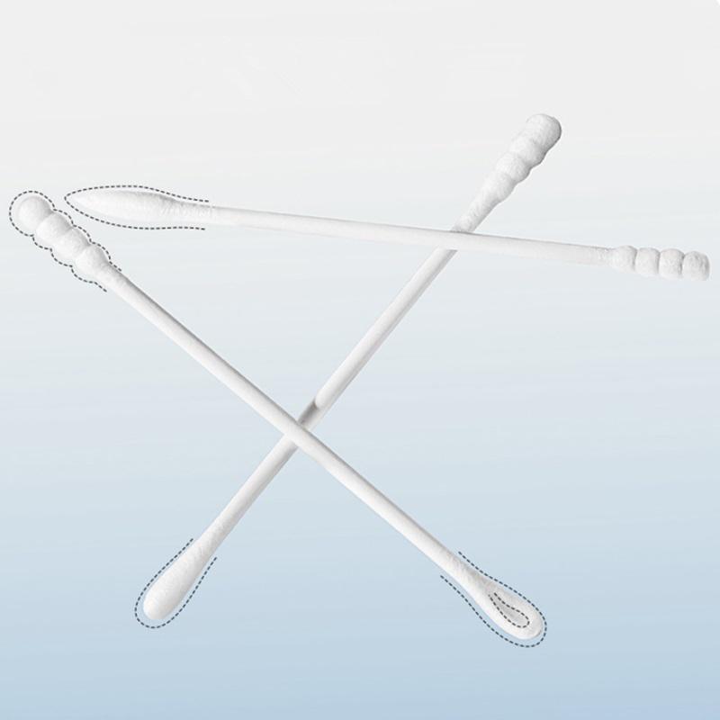 200 Pcs Baby Swabs Baby Double-Ended Ultra-Fine Cleaning Swabs For Delicate Ears - Soft And Safe For Newborns And Toddlers